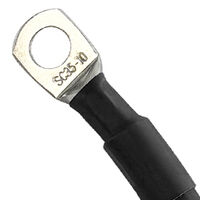 Battery Cable Lead 10mm Lug Black 500mm