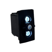 Rocker Switch without Cover On-Off White 2 LED