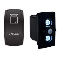 Rocker Switch with Cover Fridge White LED
