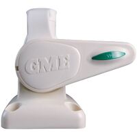 ABL013 Antenna Base Rectangle Single Swivel White