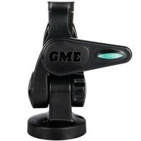 ABL014B Antenna Base Round Double Swivel Black
