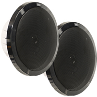 GME GS620 Flush Mount Speakers 140W Black
