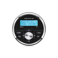 Aquatic AV GP1 Waterproof Marine Stereo Gauge Size