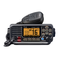 VHF Marine Radio Transceiver IC-M330GE Black