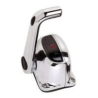 B501CH Single Engine Control No Lock No Trim Chrome Finish