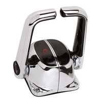 B502CHT Twin Engine Control No Lock with Trim Chrome Finish