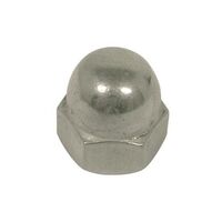 3/16'' UNC Dome Nuts Stainless 304-Grade Pk of 2