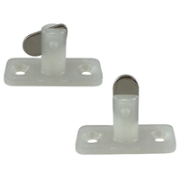 Stayput Fasteners Pair Vertical Double White