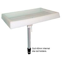 Bait Board Single Rod Holder Mount 520x340mm