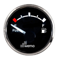 Wema Fuel Level Gauge Stainless Steel 0-190 Ohm
