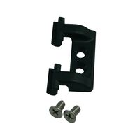 Bomar Internal Hatch Hinge for Low Profile Extruded Hatches Left Black 53mm