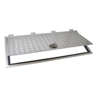 Bomar Aluminium Tread Plate Access Hatch with J-Hinges 1235x590mm