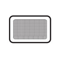 Insect Screen for OceanX Deck Hatch 347x202mm