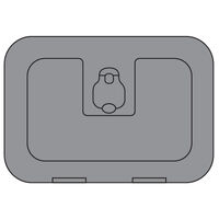 Osculati Premium Access Storage Hatch 380x280mm Grey
