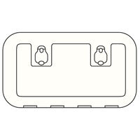 Osculati Premium Access Storage Hatch 600x350mm White