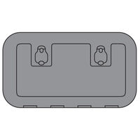 Osculati Premium Access Storage Hatch 600x350mm Grey