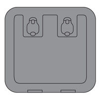 Osculati Premium Access Storage Hatch 520x465mm Grey