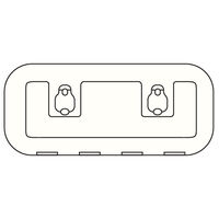 Osculati Premium Access Storage Hatch 600x250mm White