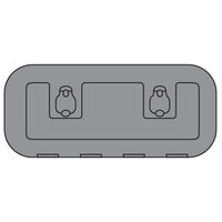 Osculati Premium Access Storage Hatch 600x250mm Grey