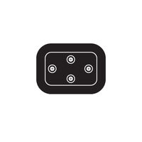 Ceredi Access Hatch HD Black Acetel Size A1 206x306mm Cutout