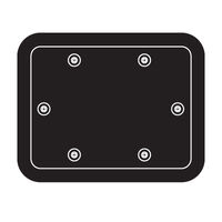 Ceredi Access Hatch HD Black Acetal Size C1 446x393mm Cutout