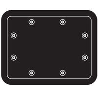 Ceredi Access Hatch HD Black Acetal Size D1 680x516mm Cutout