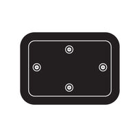 Ceredi Access Hatch HD Black Acetal Size H1 500x347mm Cutout