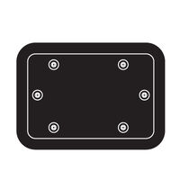 Ceredi Access Hatch HD Black Acetal Size I1 574x380mm Cutout