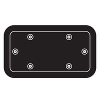 Ceredi Access Hatch HD Black Acetal Size L1 627x327mm Cutout