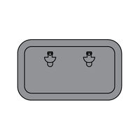 Ceredi Access Hatch Aluminium Walk-On Size B1 286x537mm Neutral