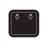 Ceredi Access Hatch Aluminium Walk-On Size C1 446x393mm Black