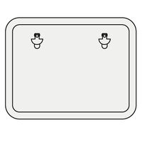 Ceredi Access Hatch Aluminium Walk-On Size D1 680x516mm White