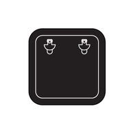 Ceredi Access Hatch Aluminium Walk-On Size E1 380x380mm Black