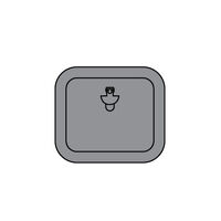 Ceredi Access Hatch Aluminium Walk-On Size G1 330x300mm Neutral