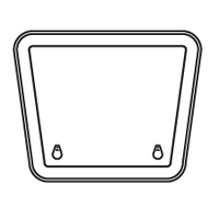 Bomar Low Profile Extruded Trapezoid Hatch 559x422x440mm White