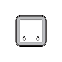 Bomar Deck Hatch High Profile 2000 Series 273mm x 273mm Silver