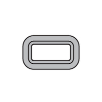 Bomar 2000 Series Opening Portlight 305x156mm Anodised