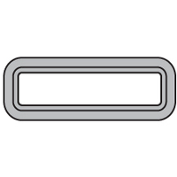 Bomar 2000 Series Opening Portlight 627x171mm Anodised