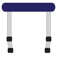 Console Mount T-Top Anodised Frame Navy Blue Shade
