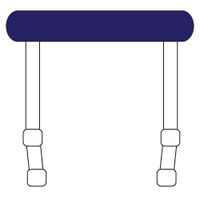 Console Mount T-Top Powder Coated White Frame Navy Blue Shade