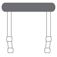 Console Mount T-Top Powder Coated White Frame Dark Grey Shade