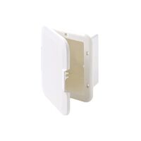 Storage Case White Plastic with Door 150x110x80mm