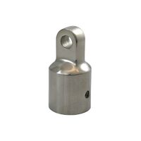 Canopy Tube End Heavy Duty Stainless Steel 22mm