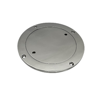 Deck Plate Stainless Steel with Key 127mm (5 inch)