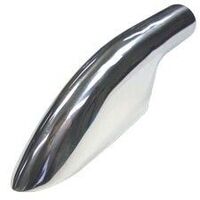 Rail Fitting End Curved 90deg suit 22mm O.D