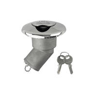Deck Fill Lockable 45deg with Key Stainless Steel Fuel 38mm