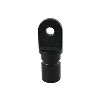 Canopy Bow End Insert suits Tube Inside Diameter 19mm Black