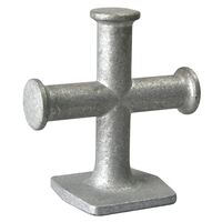 Aluminium Cross Bollard 3'' - 60x60mm Base