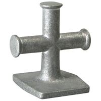 Aluminium Cross Bollard 4'' - 88x75mm Base