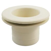 Slop Stopper Round Thru Hull 65mm White